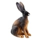 thumbnail image 2 of Figura De Conejo Realista Zoológico Modelo De Animales De Granja Juguetes De Ense?anza Decoración De Mesa En Cuclillas Marrón Negro, 2 of 5
