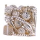thumbnail image 1 of 30 Colgantes Pequeños De Navidad Irrompibles Para Decoración De Aniversario, Porche, Patio, Dorado Claro, 1 of 3