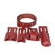 thumbnail image 4 of Heavy Duty Tool Belt Loop 5 en un Cinturón de Herramientas Ajustable Y Bolsas Adecuado para Electricistas de Agua Decorador Almacenamiento de Tr , Rojo marrón, 4 of 5