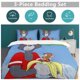 thumbnail image 5 of Tom And JerryCartoon Collection 3-Piece Comforter Set, Personalized Bedding Decor for Kids And Teens Bed Sheets, 5 of 5