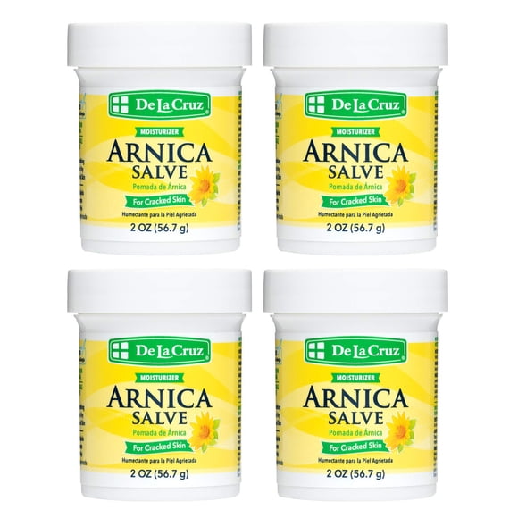 Skin Salve De La Cruz Arnica para pies secos y agrietados, 60 ml x4
