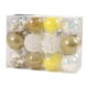 thumbnail image 4 of 24 Bolas Navide?as Para Manualidades, Decoraciones Navide?as Para Fiestas, Compromisos, Bodas, Doradas, 4 of 4