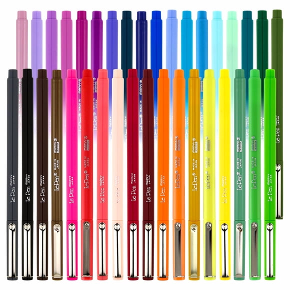 Set de bolígrafos Tribello Le Pens 36 colores punta fina 0,3 mm