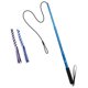 thumbnail image 1 of Perro Retráctil Palo Interactivo Barra De Coqueteo Extensible Juguete De Persecución Divertido Azul 69cm, 1 of 5