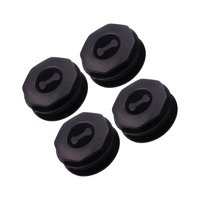 Ioensy - Paquete De 4 Clips Para Alfombrillas De Coche, Soporte Para Mangas, Accesorios Para Automóviles, Universal, Negro