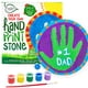 thumbnail image 1 of Kit de manualidades Creative Roots Piedra con huella de mano 18 x 18 cm, 1 of 7