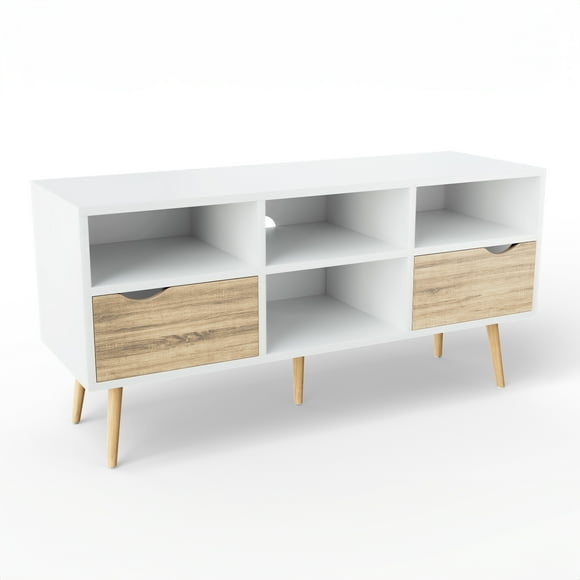 Rack de TV Top Living Bolonia con Cajones 117cm Nórdico