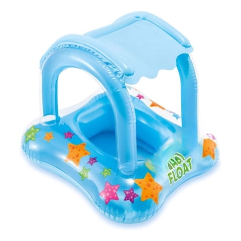 Genérico - Inflable Flotador Para Bebe Con Techo Piscina Playa Lau