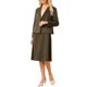thumbnail image 2 of INSPIRE CHIC Conjunto de Falda de 2 Piezas para Mujer 2025 Otoño Invierno Blazers de Doble Botonadura y Faldas en Línea A L Marrón Oscuro, 2 of 5