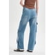 thumbnail image 3 of Jeans Mujer Calce Recto Cargo Amarra Azul Claro, 3 of 4