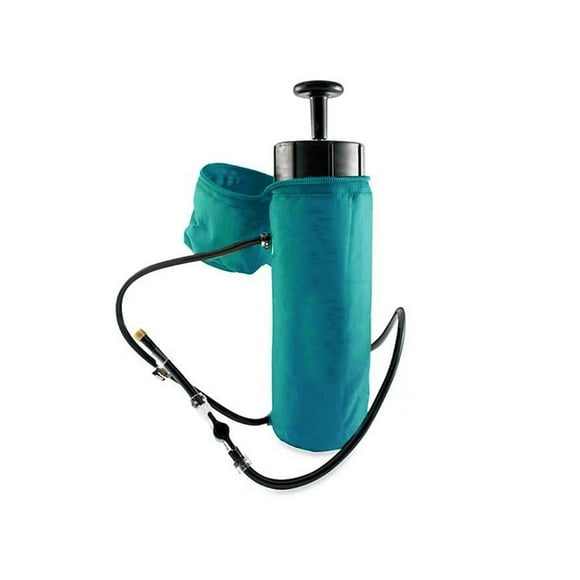 Botella deportiva pulverizador spray de agua color verde