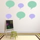 thumbnail image 2 of Decomural Speech Bubble Circular Shape Pack WS-33406, 2 of 2