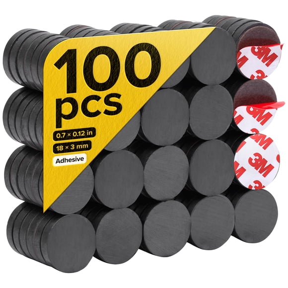 Magnet X-bet Magnet Strong con soporte adhesivo, 100 unidades