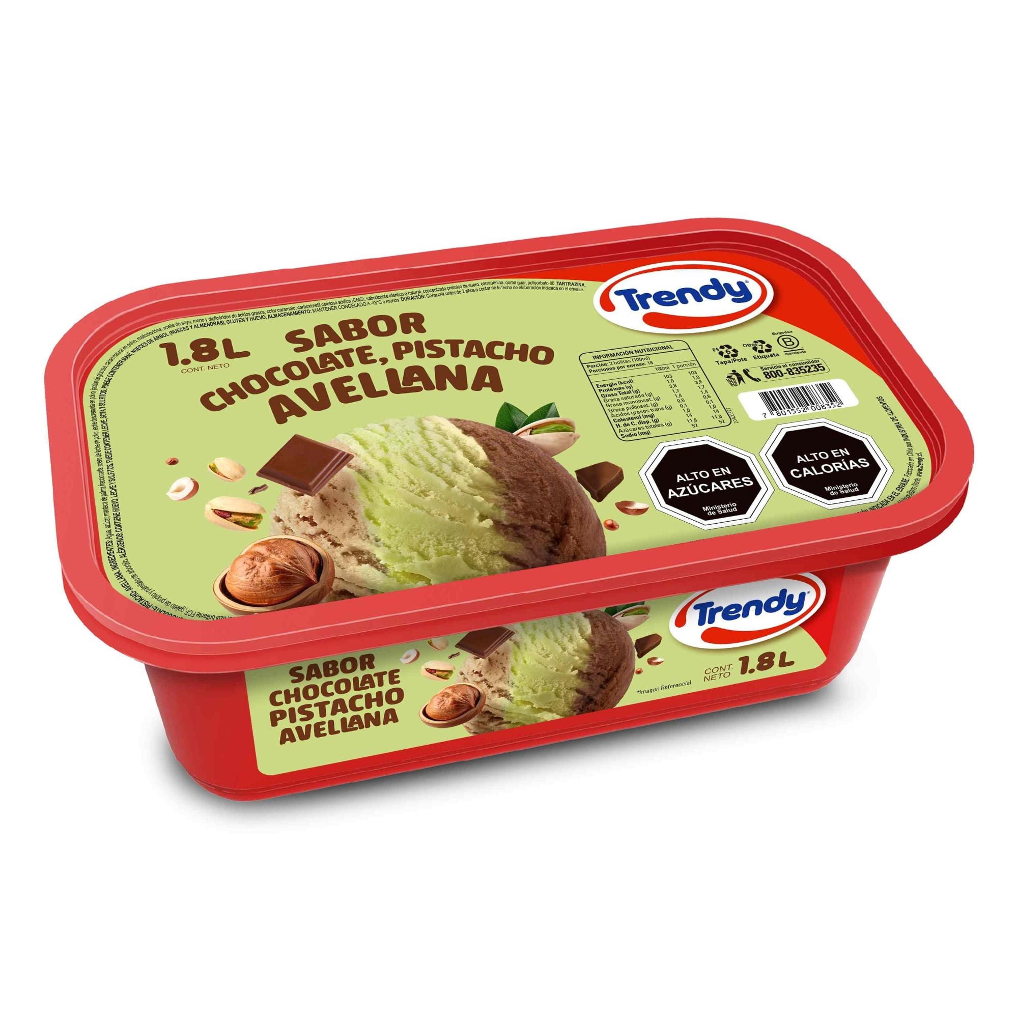 Cassata Chocolate Pistacho Avelllanas, 1.8 L