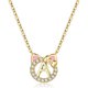 thumbnail image 1 of MONOOC Collar con inicial y dije de gato para niñas, 1 of 3