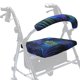 thumbnail image 1 of Juego de fundas para asiento y respaldo Rollator Crutcheze Peacock, 1 of 6