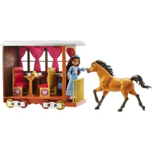 Set De Juego Mattel Spirit Untamed Lucky'S Train Home Con Lucky Doll