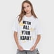 thumbnail image 3 of Polera Mujer Blanco Oversize Corona, 3 of 5