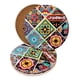 thumbnail image 3 of Set 4 Posavasos Colorido Ceramica Y Corcho 4 Piezas Redondo multicolor 1, 3 of 3