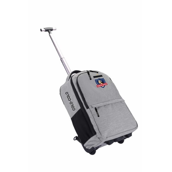 MOCHILA COLO-COLO GRIS CON RUEDA