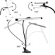 thumbnail image 3 of Lámpara de escritorio LED con abrazadera, brazo flexible de cuello de cisne, 3 modos de color, alimentación por USB, ideal para cabecero, banco de trabajo, estudio y lectura junto a la cama., 3 of 8