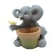 thumbnail image 3 of Plantador De Estatuas De Elefante De Jardín Creativo Para Balcón Interior granja Al Aire Libre Con Mariposa, 3 of 5