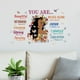thumbnail image 3 of Calcomanía de pared de mariposa negra para niña, decoración de pared de mariposas para dormitorio de niña, decoración inspiradora, 3 of 5