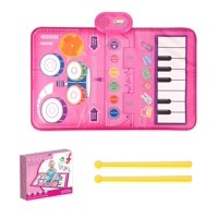 Atlas - Alfombra Musical Piano Y Tambor Rosa