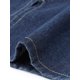 thumbnail image 5 of INSPIRE CHIC Falda Maxi de Mezclilla para Mujeres con Cintura Elástica Lavada en Línea A Falda Larga de Jean S Azul Oscuro, 5 of 6