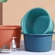 thumbnail image 5 of Lavabo de plástico para pies, cubo para lavar y masajear pies, resistente, para remojar, desintoxicar y cuidar las uñas - Azul [versión gruesa], 5 of 5