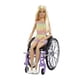 thumbnail image 5 of Fab Muñeca Fashionista Silla de Ruedas Morada, 5 of 8