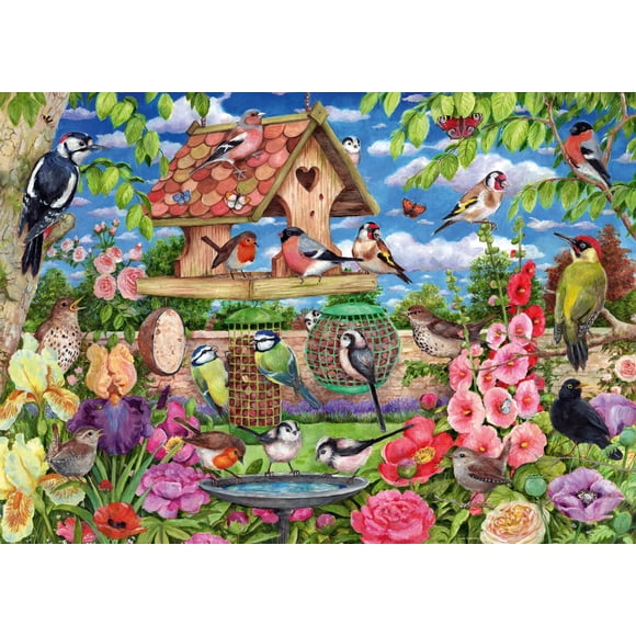 Rompecabezas Ravensburger de 1000 piezas "The Bird Table"