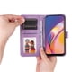 thumbnail image 2 of Funda tipo cartera FOXDOCK para OPPO Reno 5 Lite , diseño girasol en relieve, cuero PU, cierre magnético, soporte y tarjetero, 2 of 5