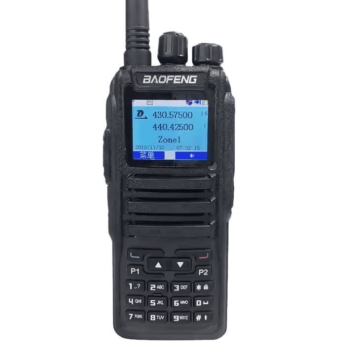 Baofeng Dm-1701 Walkie-talkie Dmr Ip67 Resiste Agua Y Polvo | Pantalla A Color, Teclado Completo, 3000 Canales, Dual Band