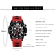 thumbnail image 5 of Reloj AIMES, elegante cronógrafo analógico de cuarzo rojo para hombre, 5 of 6