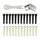 thumbnail image 5 of 24 Clavijas de Cuerda para Puente de Guitarra Acústica, Portátiles, Ligeras con Extractor de Pasadores de Puente, Clavijas de Guitarra para Guitarra a, 5 of 5