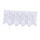 thumbnail image 4 of Cenefa de cortina para ventana, aislante térmico, oscurecedor, con bolsillo para varilla, para habitación infantil, dormitorio, estilo rústico, baño. W blancas, 4 of 5