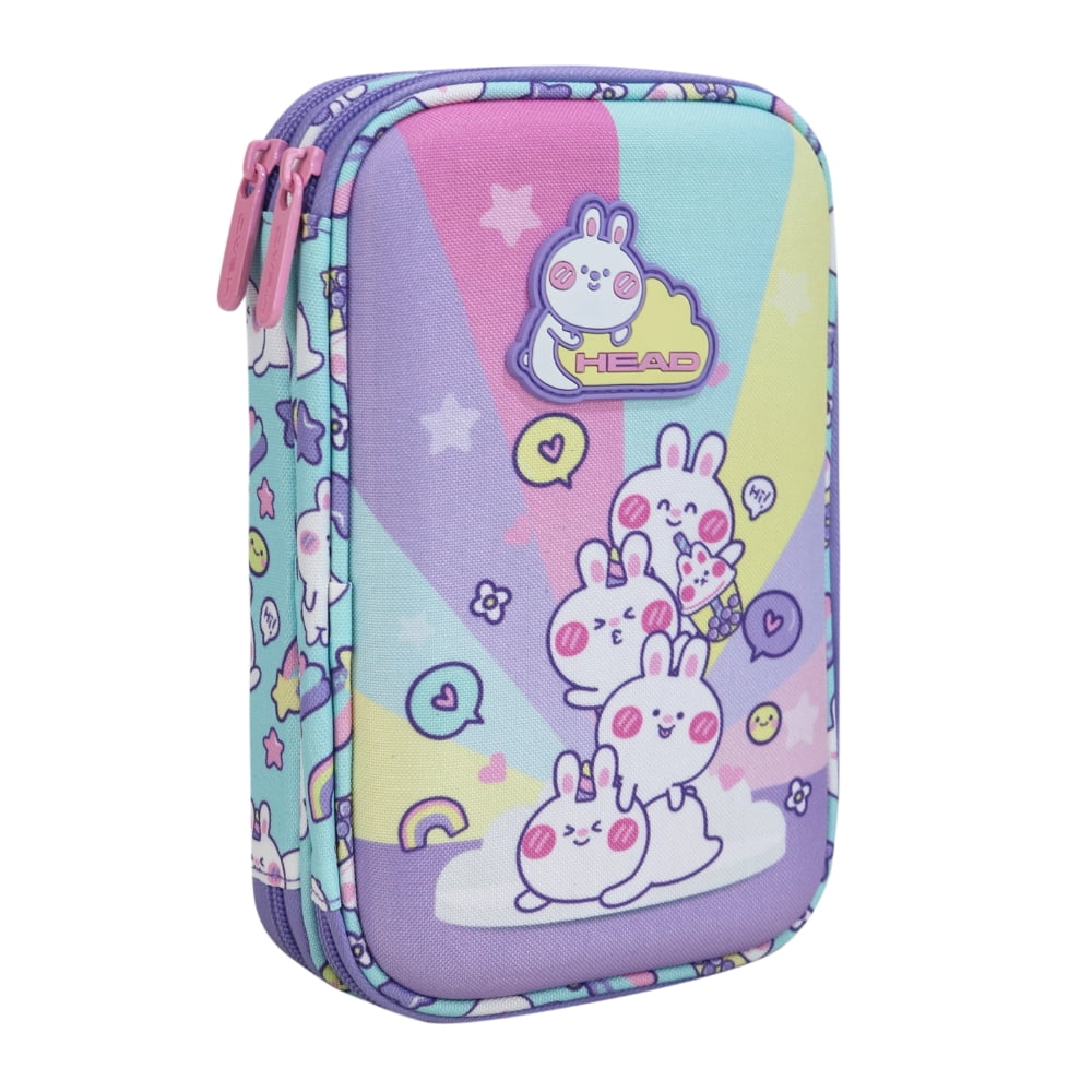 Estuche Duro Infantil Mujer Box Conejos Head