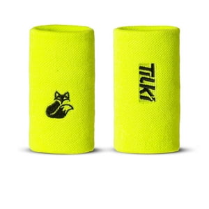 Tilki - Muñequera Larga Pro Terry Fluor X2 Tenis Padel