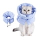 thumbnail image 2 of Collar de recuperación de gato, Alternativa de cono de gato ajustable suave, cuellos de sujeciones impermeables ligeros para gatos gatitos cachorros, después de la cirugía dejar de lamer y u, 2 of 3