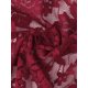 thumbnail image 5 of INSPIRE CHIC Bolero de Encaje Floral para Mujer con Dobladillo Volante, Cárdigan Recortado con Lazo al Frente, Ligero para el Verano, Cubierta en Rojo Oscuro Talla L, 5 of 6