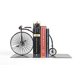 thumbnail image 1 of Sujetalibros Old Modern Handicrafts 1870 The High Wheeler de metal, 1 of 7