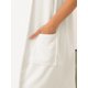thumbnail image 5 of INSPIRE CHIC Vestido de Toalla de Mujer con Cierre de Tela de Terry Absorbente de Secado Rápido con Tirantes Ajustables y Bolsillos XS Blanco, 5 of 6