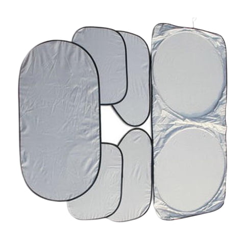 Magideal - 6X Parasoles Para Parabrisas, Accesorios Interiores Automotrices, Instalación Sencilla, Parasol Para Ventana Cómodo Y Resistente, Protector Solar Para