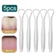 thumbnail image 1 of 8-1pc Tongue Scraper Cleaner For Adult Professional Eliminate Bad Breath Stainless Steel Tongue Brush Fresh Breath Cleaning Tool, 1 of 3
