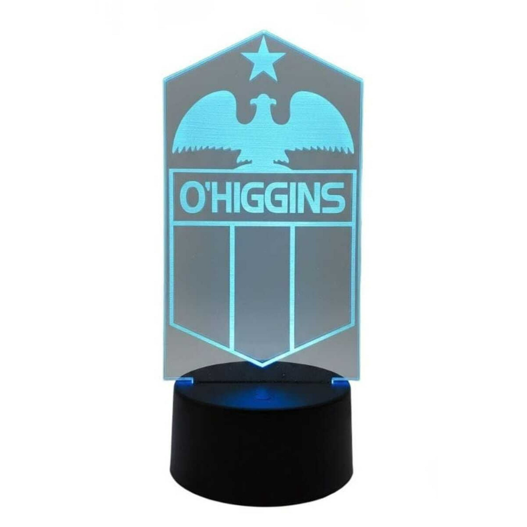 Lampara Ilusion 3d O´higgins De 7 Colores, Base Touch