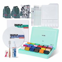 Set Gouache 24 Colores + 12 Productos Himi Miya Para Artista