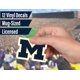 thumbnail image 5 of Set de stickers PartyKandy Michigan Wolverines de 14 piezas, impermeables, 5 of 6