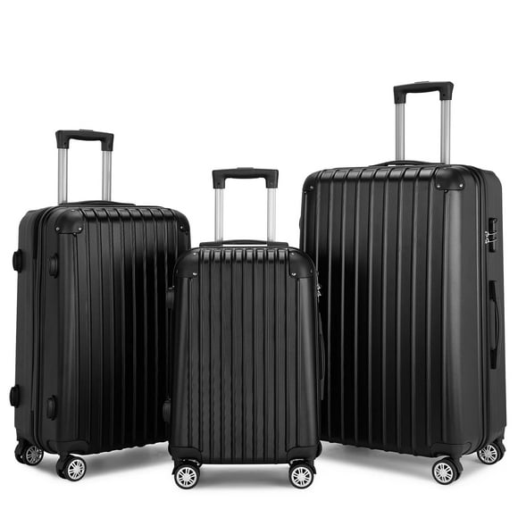 Set de 3 Maletas de Viaje Equipaje Resistente con Cerradura