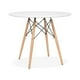 thumbnail image 3 of Comedor Mesa Redonda Estela Blanca 80cm + 4 Sillas Tulip Blanco, 3 of 6